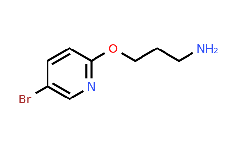 1248163-56-5 | 3-((5-Bromopyridin-2-yl)oxy)propan-1-amine