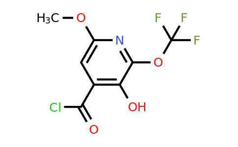 1803694-80-5 | 3-Hydroxy-6-methoxy-2-(trifluoromethoxy)pyridine-4-carbonyl chloride