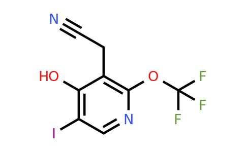 1806712-92-4 | 4-Hydroxy-5-iodo-2-(trifluoromethoxy)pyridine-3-acetonitrile
