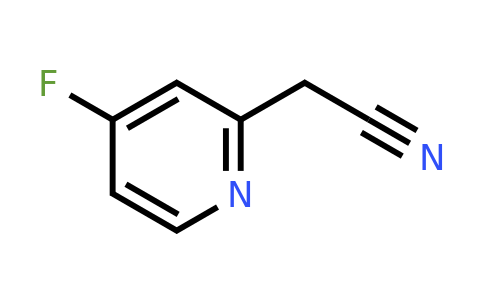 1000504-35-7 | 2-(4-Fluoro-2-pyridyl)acetonitrile
