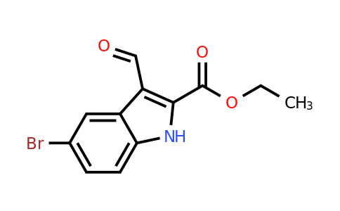100123-25-9 | Ethyl 5-bromo-3-formyl-1H-indole-2-carboxylate
