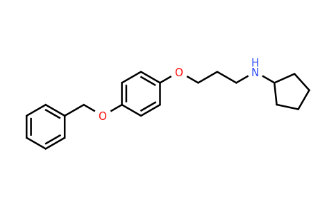 1002513-89-4 | N-{3-[4-(benzyloxy)phenoxy]propyl}cyclopentanamine