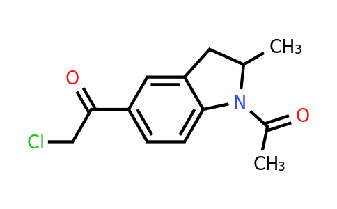 100380-73-2 | 1-(1-Acetyl-2-methyl-2,3-dihydro-1H-indol-5-yl)-2-chloroethan-1-one