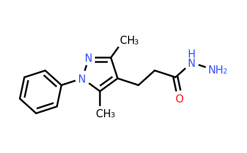 1004643-37-1 | 3-(3,5-Dimethyl-1-phenyl-1h-pyrazol-4-yl)propanehydrazide