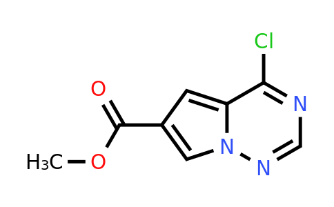 1005196-61-1 | methyl 4-chloropyrrolo[2,1-f][1,2,4]triazine-6-carboxylate