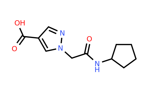 1006454-97-2 | 1-[(cyclopentylcarbamoyl)methyl]-1h-pyrazole-4-carboxylic acid