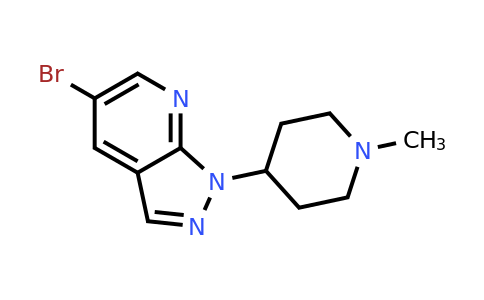 1016850-95-5 | 4-{5-bromo-1H-pyrazolo[3,4-b]pyridin-1-yl}-1-methylpiperidine
