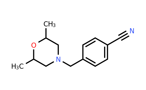 1017022-17-1 | 4-[(2,6-Dimethylmorpholin-4-yl)methyl]benzonitrile
