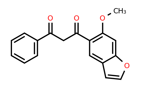 1017059-72-1 | 1-(6-Methoxybenzofuran-5-yl)-3-phenylpropane-1,3-dione