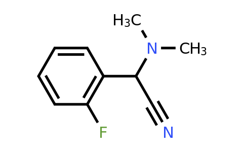 1017450-89-3 | 2-(Dimethylamino)-2-(2-fluorophenyl)acetonitrile