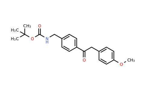 1017781-83-7 | tert-Butyl 4-(2-(4-methoxyphenyl)acetyl)benzylcarbamate