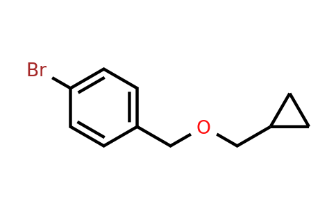1018681-31-6 | 1-Bromo-4-[(cyclopropylmethoxy)methyl]benzene