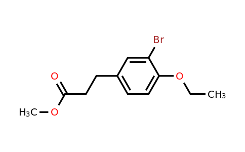 1018818-97-7 | Methyl 3-bromo-4-ethoxyphenylpropanoate