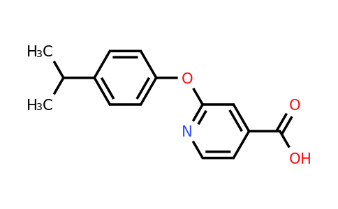 1019403-63-4 | 2-[4-(Propan-2-yl)phenoxy]pyridine-4-carboxylic acid