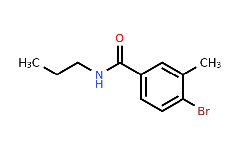 1020252-79-2 | 4-Bromo-3-methyl-N-propylbenzamide