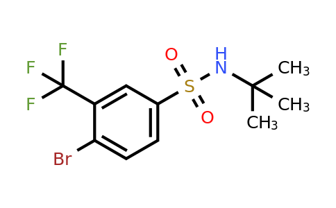 1020253-06-8 | 4-Bromo-N-(tert-butyl)-3-(trifluoromethyl)benzenesulfonamide