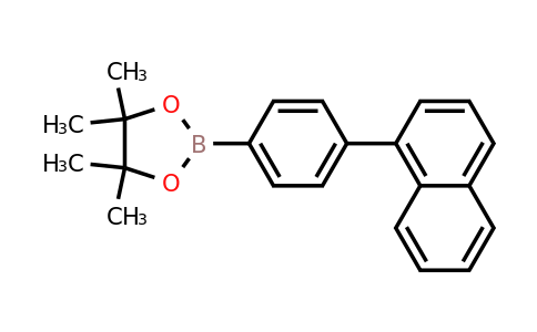 1028729-05-6 | 4,4,5,5-Tetramethyl-2-(4-(naphthalen-1-yl)phenyl)-1,3,2-dioxaborolane