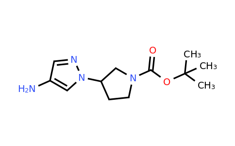1029413-53-3 | tert-Butyl 3-(4-amino-1H-pyrazol-1-yl)pyrrolidine-1-carboxylate