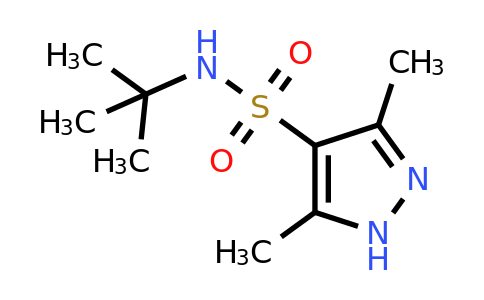 1032038-96-2 | N-tert-Butyl-3,5-dimethyl-1H-pyrazole-4-sulfonamide