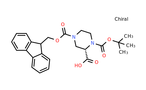 1034574-30-5 | (2S)-4-(9H-fluoren-9-ylmethoxycarbonyl)-1-[(2-methylpropan-2-yl)oxycarbonyl]piperazine-2-carboxylic acid