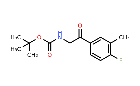 1035818-88-2 | [2-(4-Fluoro-3-methyl-phenyl)-2-oxo-ethyl]-carbamic acid tert-butyl ester