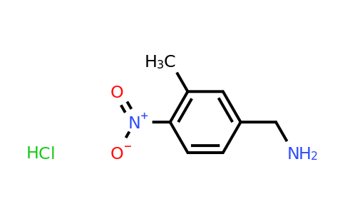 1037397-91-3 | (3-Methyl-4-nitrophenyl)methanamine hydrochloride