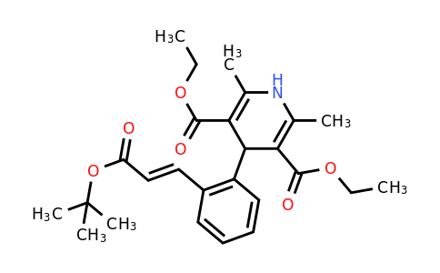 103890-78-4 | diethyl 2,6-dimethyl-4-[2-[(E)-3-[(2-methylpropan-2-yl)oxy]-3-oxoprop-1-enyl]phenyl]-1,4-dihydropyridine-3,5-dicarboxylate