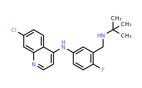1038915-64-8 | 4-Quinolinamine, 7-chloro-N-[3-[[(1,1-dimethylethyl)amino]methyl]-4-fluorophenyl]-