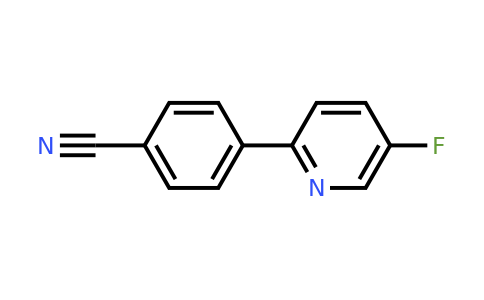 1046789-38-1 | 4-(5-Fluoropyridin-2-yl)benzonitrile