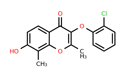 1049606-62-3 | 3-(2-Chlorophenoxy)-7-hydroxy-2,8-dimethyl-4H-chromen-4-one