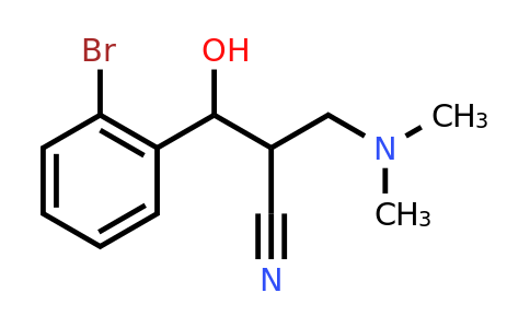 1049606-74-7 | 3-(2-Bromophenyl)-2-[(dimethylamino)methyl]-3-hydroxypropanenitrile