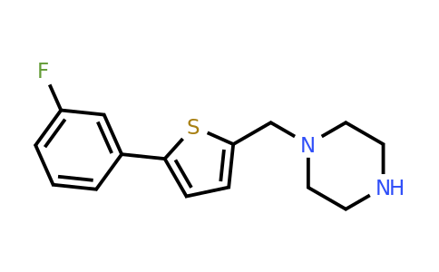 1049872-87-8 | 1-{[5-(3-fluorofenil)tiofen-2-il]metil}piperazina