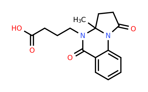 1049872-98-1 | 4-{3a-methyl-1,5-dioxo-1H,2H,3H,3aH,4H,5H-pyrrolo[1,2-a]quinazolin-4-yl}butanoic acid