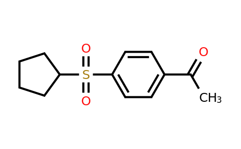 1049873-22-4 | 1-[4-(Cyclopentanesulfonyl)phenyl]ethan-1-one