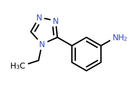 1049873-79-1 | 3-(4-Ethyl-4H-1,2,4-triazol-3-yl)aniline