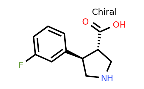 1049975-95-2 | (3S,4R)-4-(3-fluorophenyl)pyrrolidine-3-carboxylic acid