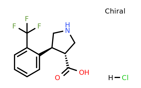 1049978-59-7 | trans-4-(2-(Trifluoromethyl)phenyl)pyrrolidine-3-carboxylic acid hydrochloride