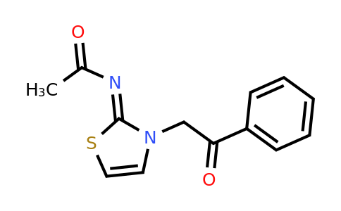 10505-64-3 | N-[3-(2-Oxo-2-phenyl-ethyl)-3H-thiazol-2-ylidene]-acetamide