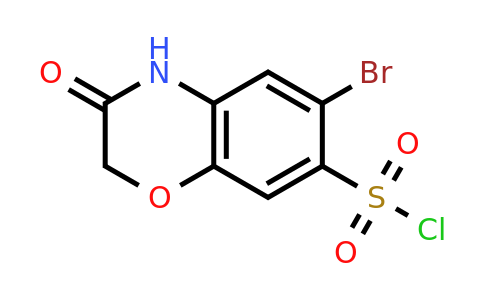 1050884-93-9 | 6-Bromo-3-oxo-3,4-dihydro-2H-1,4-benzoxazine-7-sulfonyl chloride
