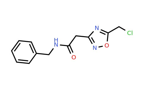 1050886-07-1 | N-Benzyl-2-[5-(chloromethyl)-1,2,4-oxadiazol-3-yl]acetamide