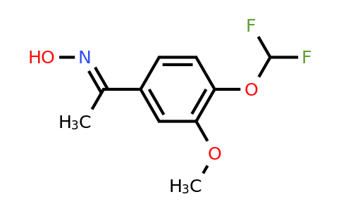 1050886-21-9 | N-{1-[4-(difluoromethoxy)-3-methoxyphenyl]ethylidene}hydroxylamine
