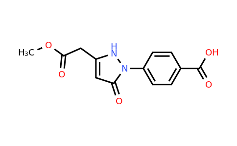 1050910-24-1 | 4-[3-(2-Methoxy-2-oxoethyl)-5-oxo-2,5-dihydro-1H-pyrazol-1-yl]benzoic acid