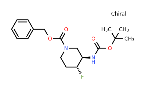 1052713-38-8 | tert-butyl (3R,4R)-1-((benzyloxy)carbonyl)-4-fluoropiperidin-3-ylcarbamate