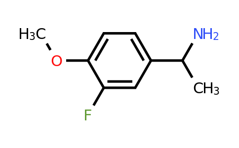 105321-49-1 | 1-(3-Fluoro-4-methoxyphenyl)ethanamine