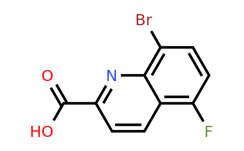 1067914-57-1 | Ácido 8-bromo-5-fluoroquinolina-2-carboxílico