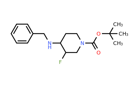 1067914-82-2 | TERT-BUTYL 4-(BENZYLAMINO)-3-FLUOROPIPERIDINE-1-CARBOXYLATE
