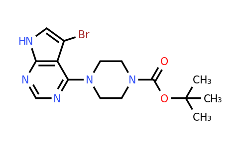 1072027-36-1 | tert-butyl 4-(5-bromo-7H-pyrrolo[2,3-d]pyrimidin-4-yl)piperazine-1-carboxylate