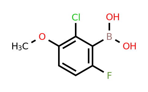 1072945-77-7 | 2-Chloro-6-fluoro-3-methoxyphenylboronic acid