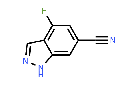 1082041-49-3 | 4-fluoro-1H-indazole-6-carbonitrile