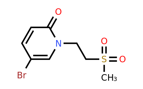 1083168-88-0 | 5-Bromo-1-[2-(methylsulfonyl)ethyl]pyridin-2(1H)-one